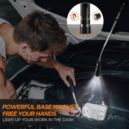 The MagBolt LED Magnetic Pickup Tool – Flexible Telescoping Magnet for Fathers, DIY, Mechanics & Home Repairs